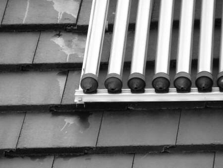 Solar thermal panel pipes